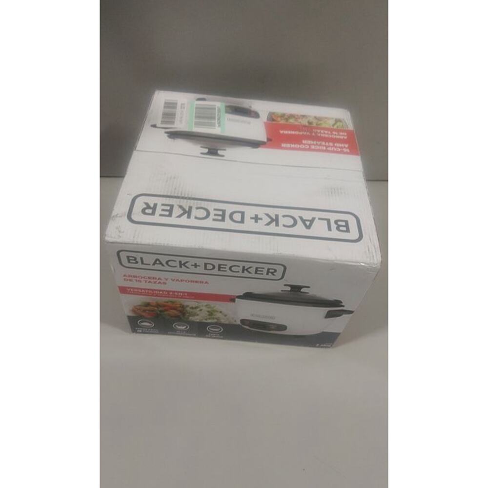 BLACK+DECKER 16-CUP Rice Cooker and Steamer